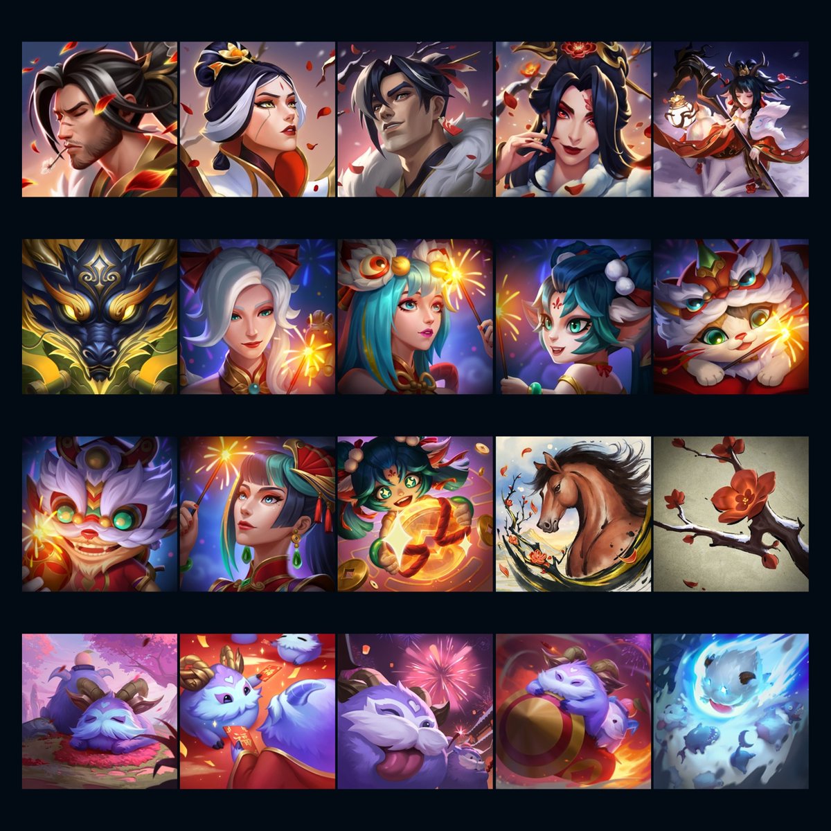 SkinSpotlights's tweet image. New emotes and icons added this PBE
