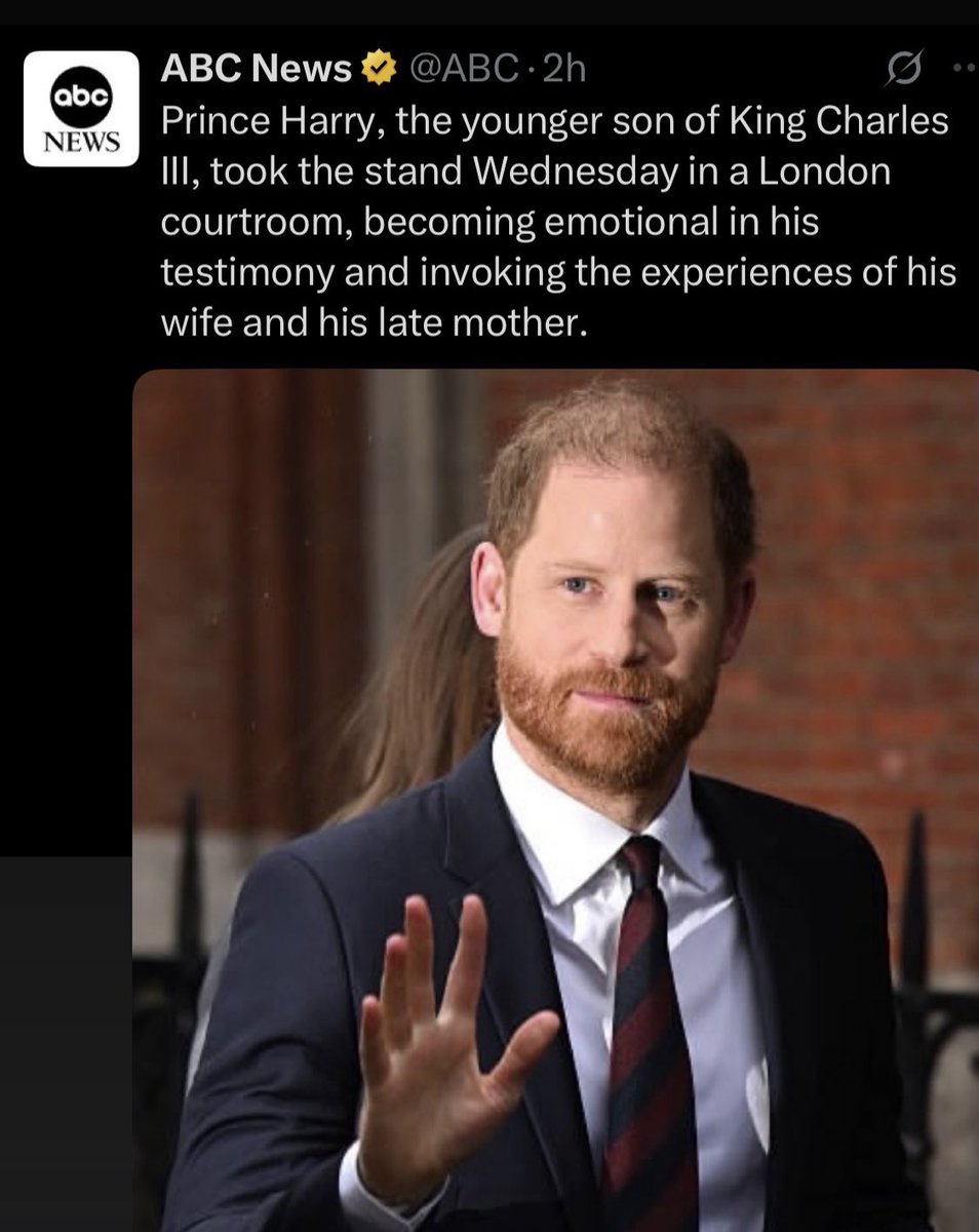 claireXanda's tweet photo. One thing Prince Harry will never let hoes forget. He will defend his mother and wife till the end of time. 
Every court case he has had, he reminded the media that he will never get his foot of their necks for what they did to his mother and what they continue to do to his wife. https://t.co/ACq0OjXwHV