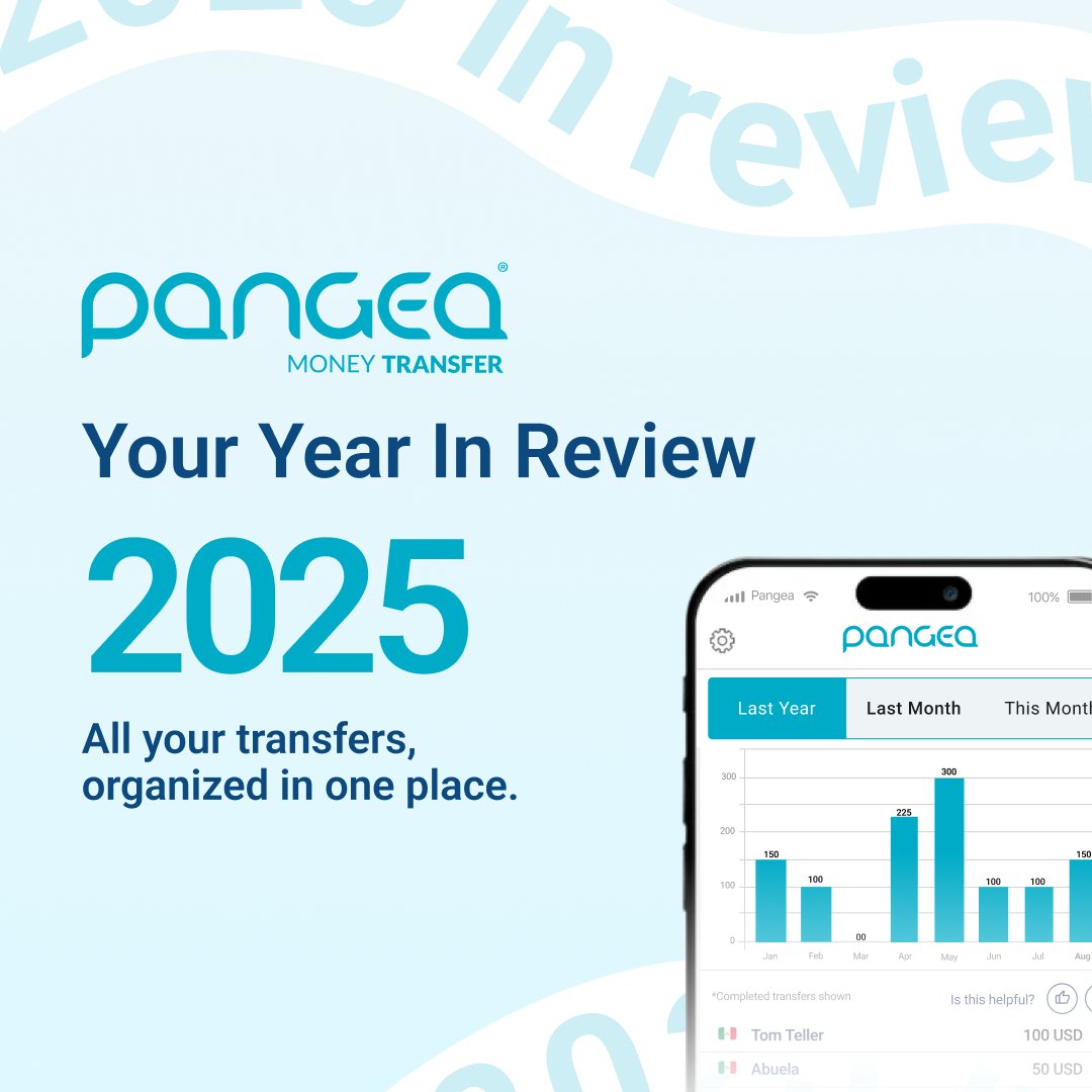 Your 2025 Year In Review brings all the money you sent last year together in one place.
See your totals, the people you supported, and how your year came together. Learn more in our blog: pangeamoneytransfer.com/2025-year-in-r…