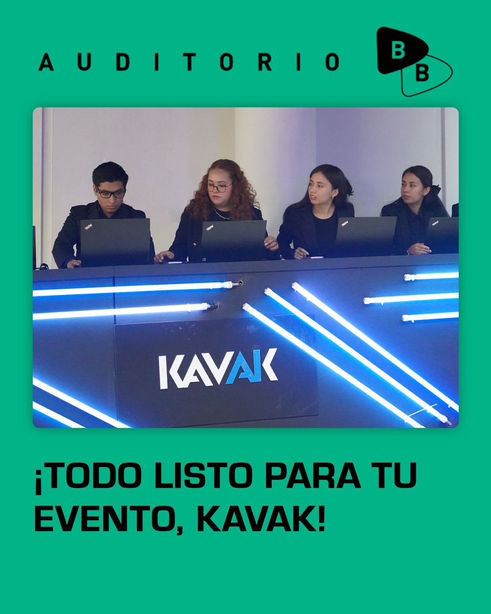 Cuando tu evento se desarrolla en el Auditorio BB, todo siempre sale bien… ❤️‍🩹🌟