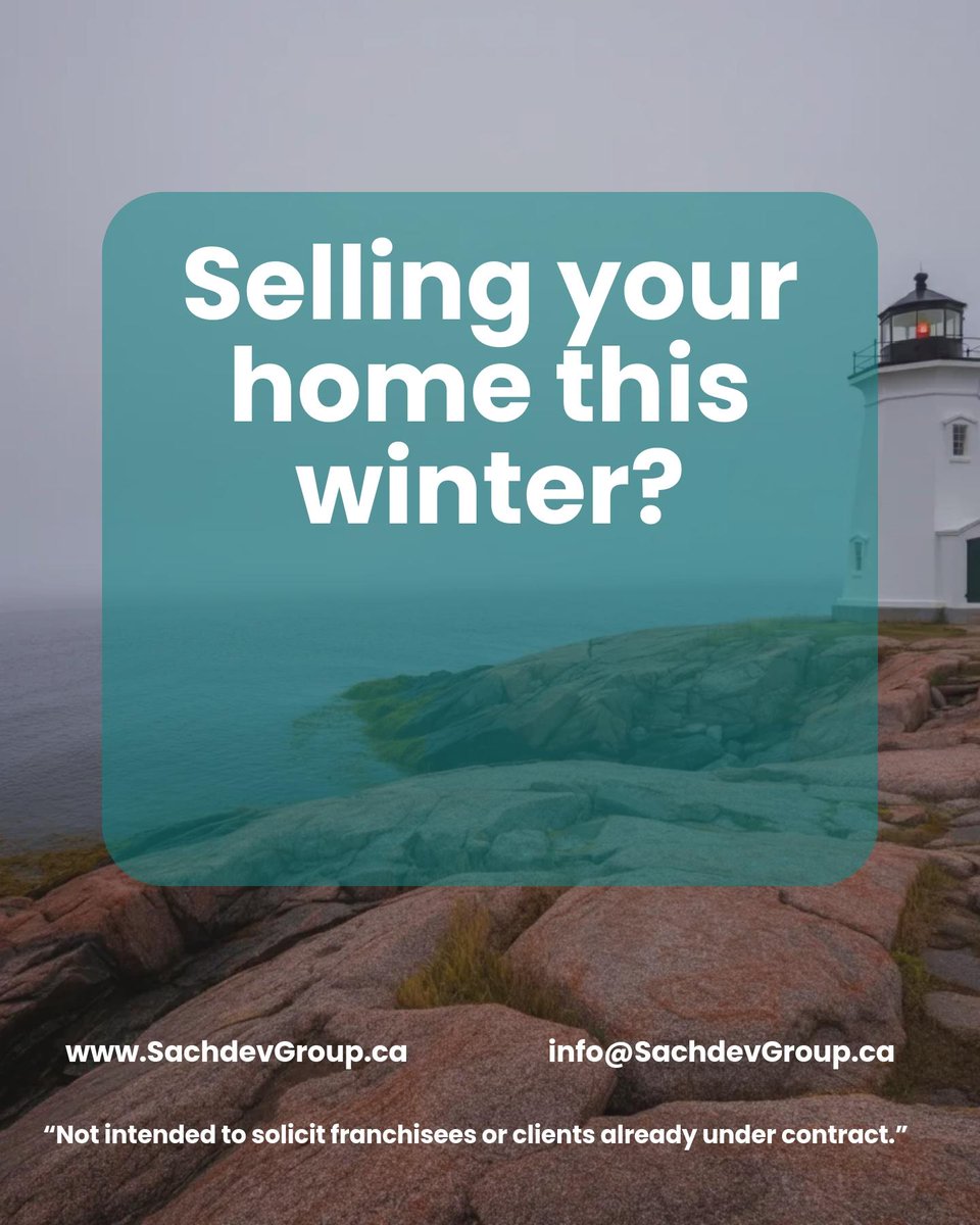 RealtorJSachdev's tweet photo. Thinking of selling your home in the winter? ❄️ With homes priced 16% less and sitting 50 days on the market, fall/winter often means lower returns compared to a 13% premium in May. Flip the script with realistic pricing and stand out! #RealEstateFacts https://t.co/3fqrlKk8Lk