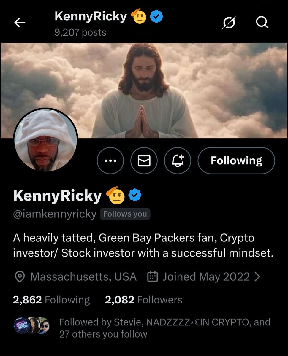 Today, I will give a shout out to KennyRicky, a true XRP HODL from Massachusetts,USA! 🇺🇸 

Please give him a follow all my friends and followers! Thanks. 🙏 

<a href="/iamkennyricky/">KennyRicky 🫡</a> 🇺🇸