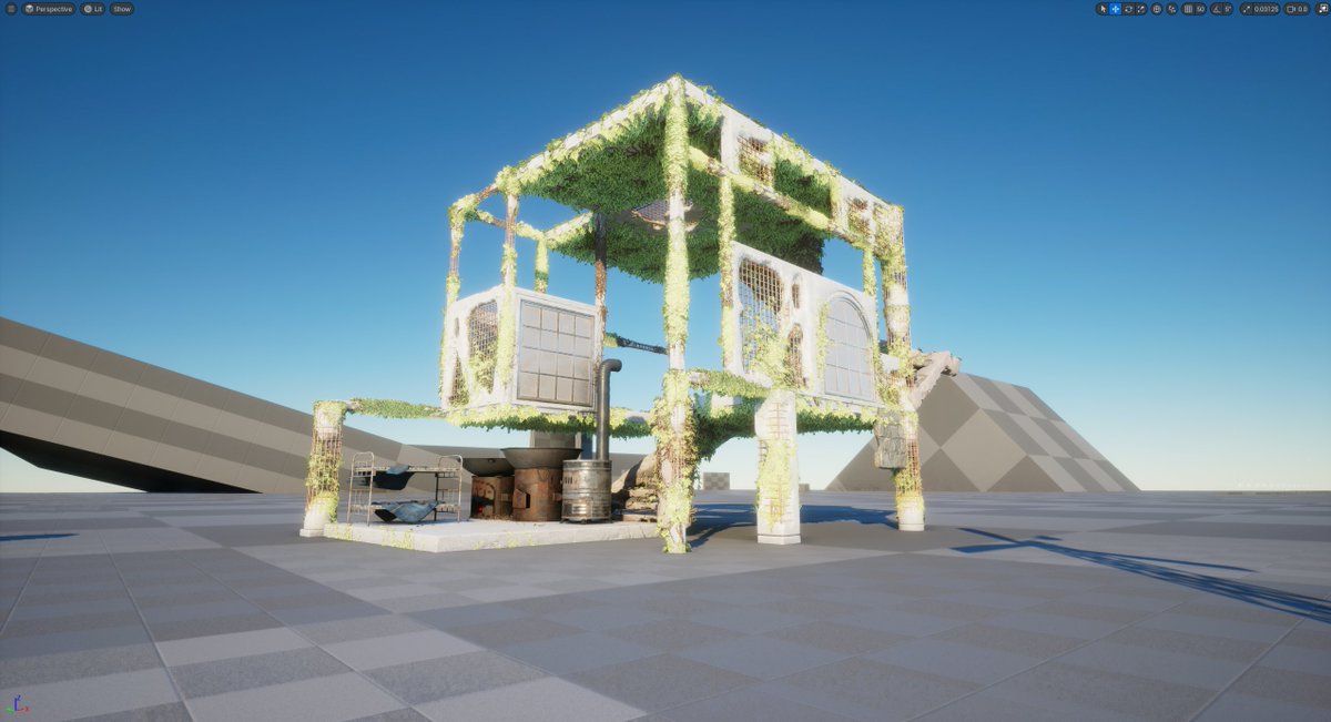 MSVV Post-Apocalyptic skins are in the works. Things are moving forward. It will have 2 tiles sets, destroyed Concrete &amp; rusted metal. Concrete has Clean, Ivy &amp; dead vine variants along with Many many other nick nacks.

#ARK
#playArk
#ARKSurvivalAscended