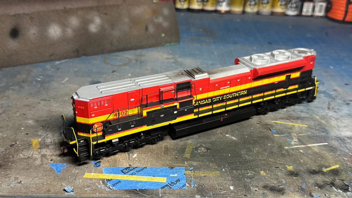 Cursed Model Trains tweet media