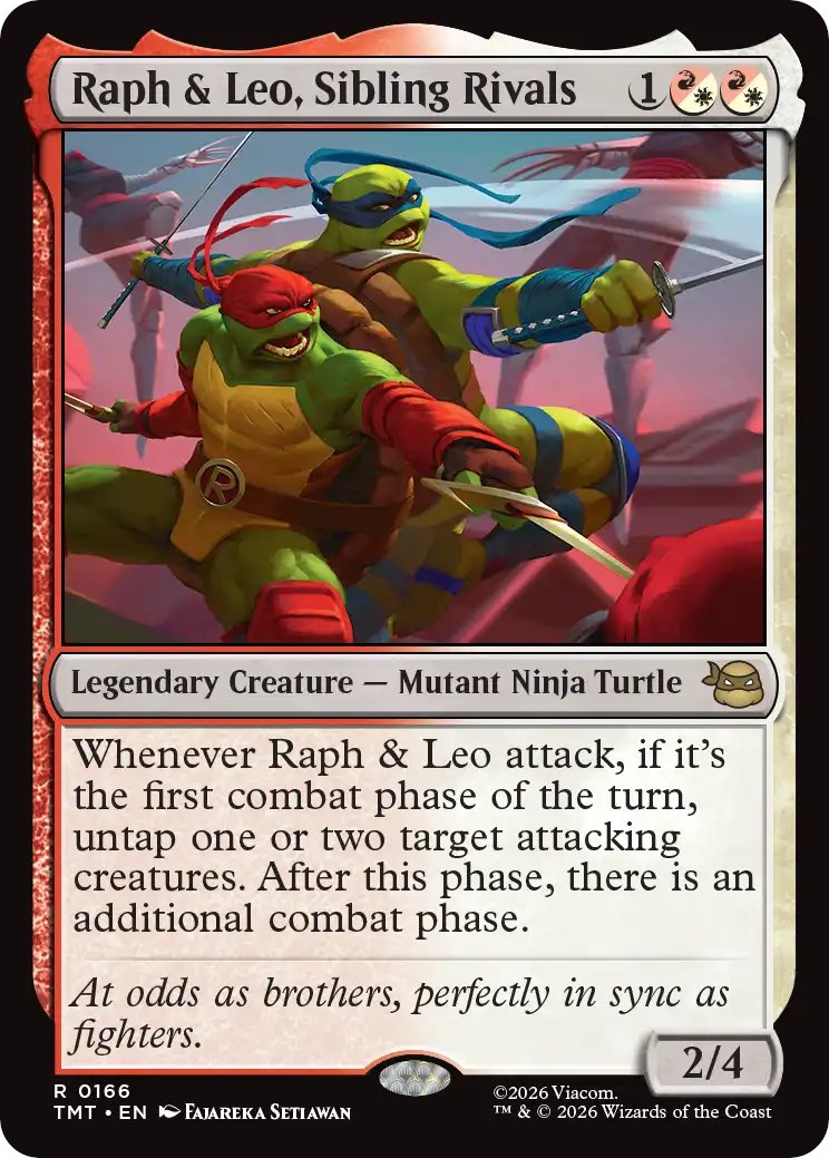 DimirUB's tweet photo. 【MTG x TMNT】
《兄弟でありライバル、ラフとレオ》 https://t.co/geYtJbTDvU