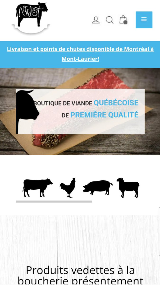DesmaraisAnik's tweet photo. @Lemicrodefeu Conclusion : j’vas continuer d’acheter chez Boucherie Nordest de Mont-Laurier à Jean-Talon !  Vraie viande locale, pas de grillons ici et  le bacon fumer ! 😋🔥#BonneaprèsmidiMartin👋 #Nordest #ViandeQuébécoiseLocal  ⚜️ https://t.co/ZL2ftlCdEO