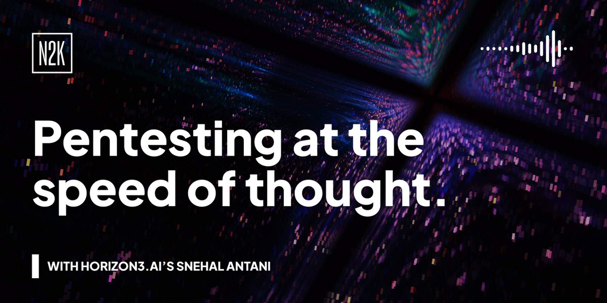 Horizon3ai's tweet image. Vulnerability management shouldn’t feel like drinking from a fire hose. 🚒

In a recent @thecyberwire episode with Dave Bittner, Horizon3.ai CEO @snehalantani  unpacked one of the most persistent challenges security teams face: too much noise, not enough signal.…