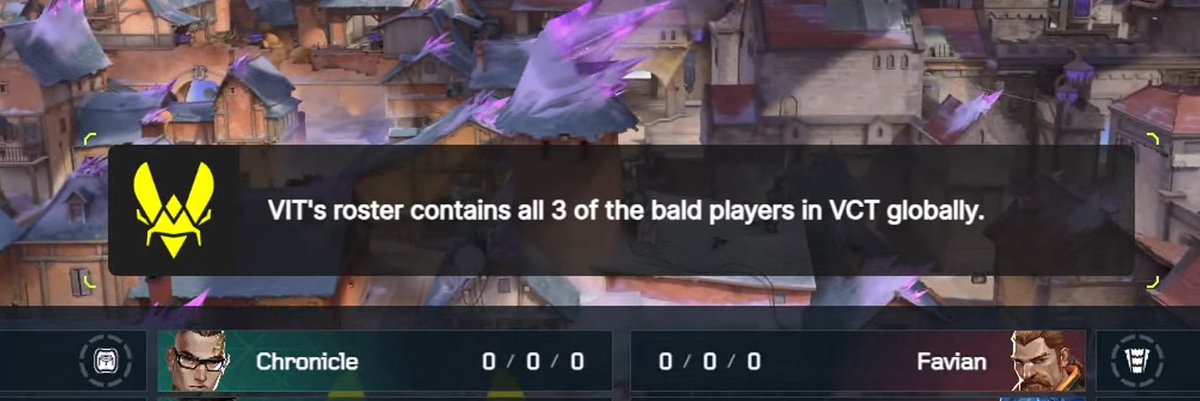 vct_emea's tweet image. VIT scouting requirements: bald.