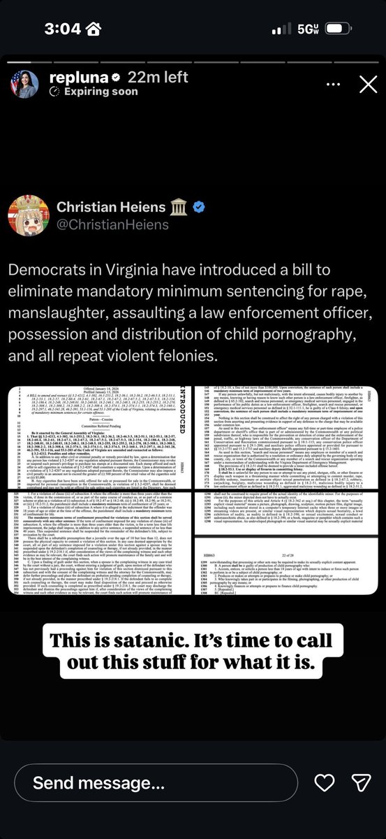 Jules77779's tweet photo. Virginia Governor was just elected as a moderate??  As she implements policies of the hard left socialist/communists base!! https://t.co/NsSWxGR3N9