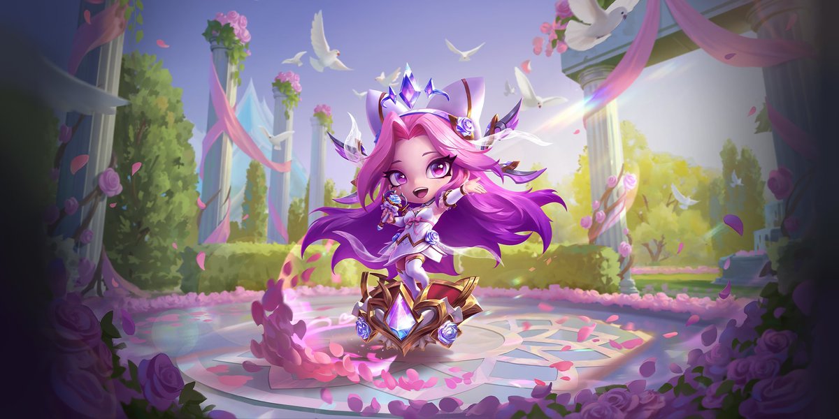 Crystal Rose Seraphine - TFT Chibi