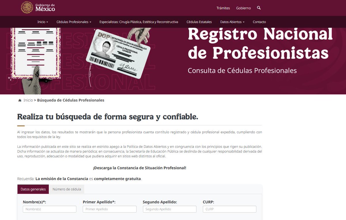 medicosergio's tweet photo. 👉 Más allá del contexto (por verificar) de: #neurocom y @DROSS 
👉🇲🇽Siempre investiga las cédulas profesionales:
https://t.co/lxQlm2boPs https://t.co/JcUFrBpV8c