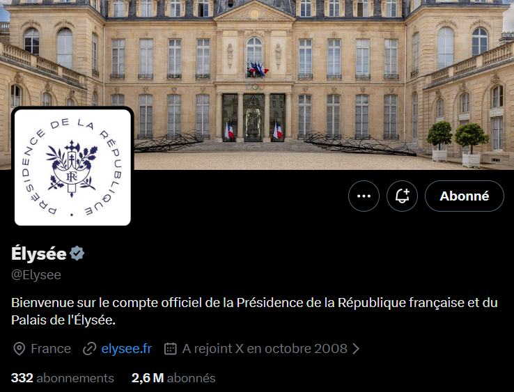 clement_molin's tweet image. Récemment, les comptes officiels de la France 🇫🇷 frappent fort face aux américains 🇺🇸 et aux russes 🇷🇺

French Response, Elysée, Ambassade de France aux Etats-Unis, Armée de terre...

Cette activité est remarquée et fonctionne, mais elle fait en réalité partie d'une stratégie…