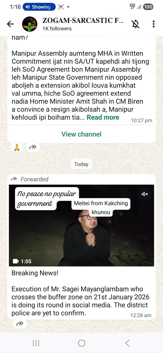 Kangleipak Information Bureau tweet media