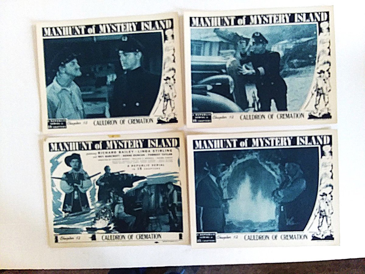 FilmPosterPosts's tweet image. MANHUNT OF MYSTERY ISLAND.....1945 SERIAL.....25 LOBBY CARDS...4 TITLE CARDS

ebay.com/itm/2675491017…

#ad #MoviePoster #FilmPoster #Posters