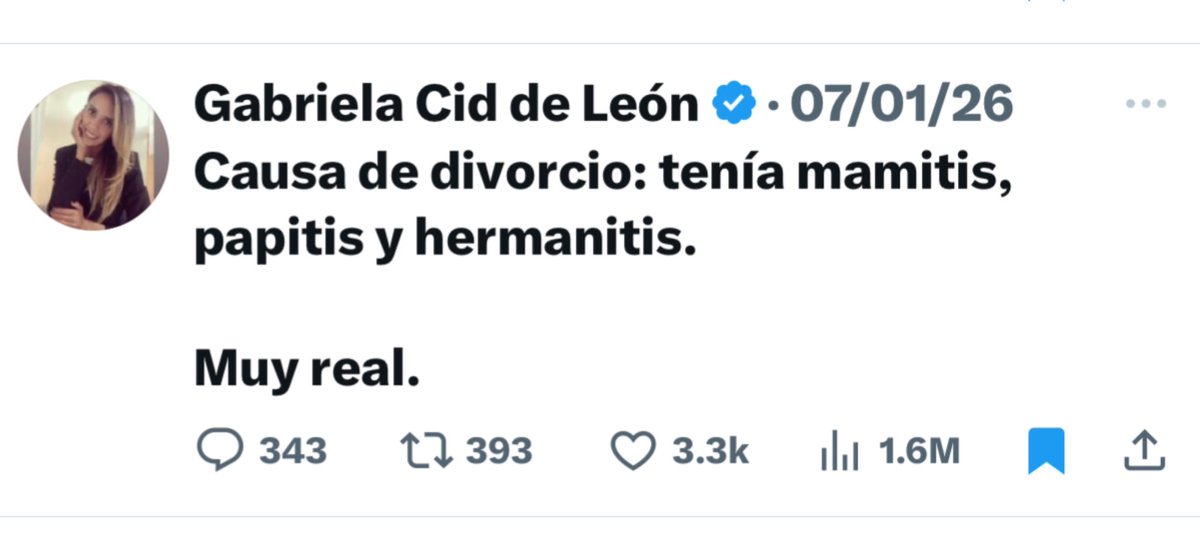 Tirando factos hasta equivocarme 
Día #433
Tu mamá será tu mamá para siempre, la morra en 5 años se va divorciar de ti y va querer la mitad de tu sueldo