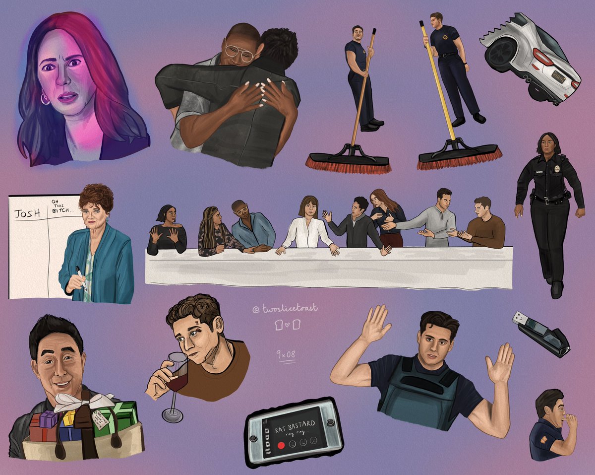 twoslicetoast's tweet photo. and that's what you missed on 9-1-1

(#911onABC 9x08 'War' sketch page) https://t.co/vAQy1hjNTd
