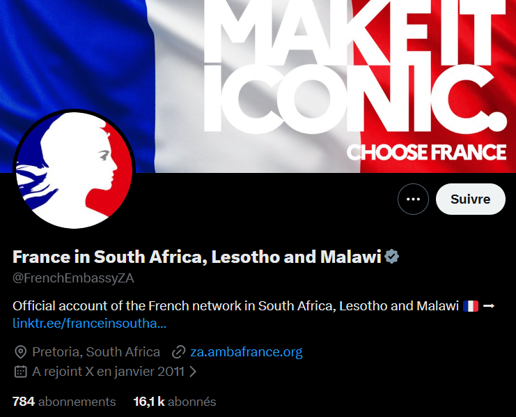 clement_molin's tweet image. Récemment, les comptes officiels de la France 🇫🇷 frappent fort face aux américains 🇺🇸 et aux russes 🇷🇺

French Response, Elysée, Ambassade de France aux Etats-Unis, Armée de terre...

Cette activité est remarquée et fonctionne, mais elle fait en réalité partie d'une stratégie…