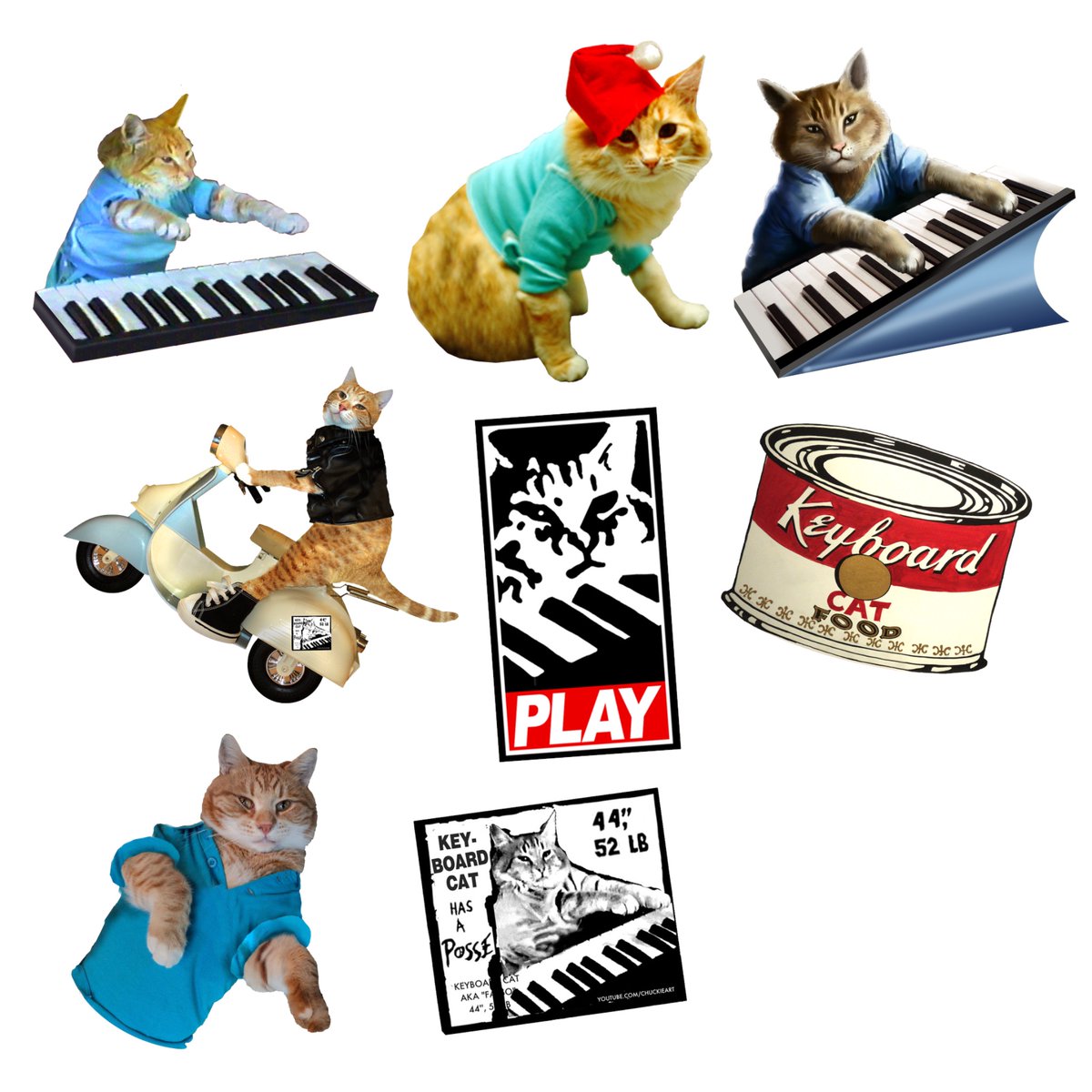 KeyboardCatReal's tweet image. Who wants to make $KEYCAT memes? I’m sharing my master archive folder with almost every Keyboard Cat photo and video in existence that you can download! Go make something cool! 🎹😸👕
dropbox.com/scl/fo/z8qx9cf…