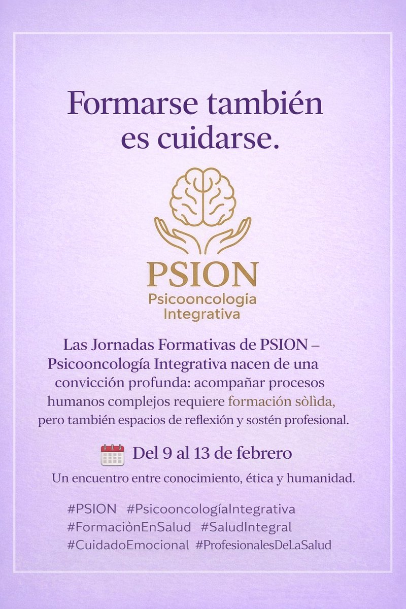 PSION Integrativa tweet media