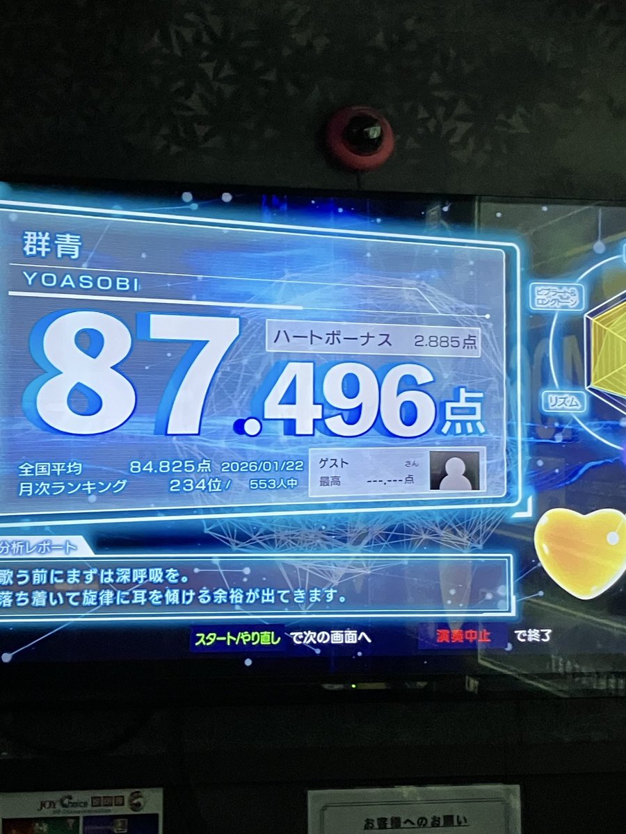 久しぶりの90点で嬉しい