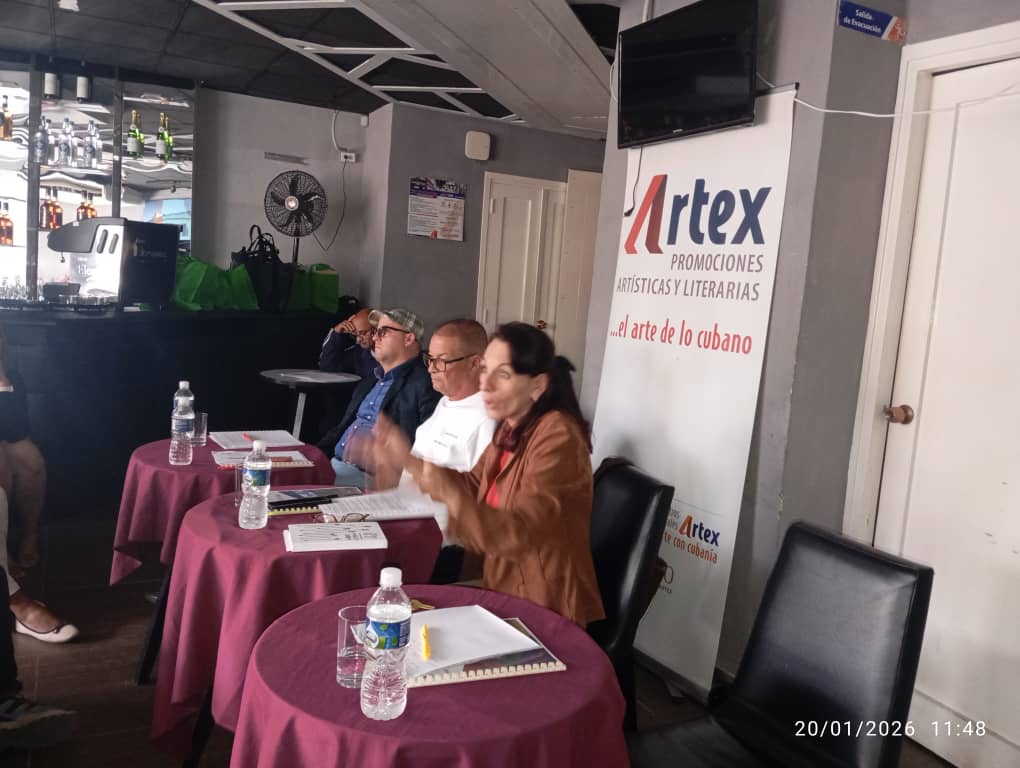 ArtexPinar_'s tweet photo. ✅ Celebramos el Balance Anual 2025 de #ArtexPinar en el Centro Cultural "Luces de Ciudad".

📊 Analizamos los resultados del año y proyectamos metas 2026 con optimismo.

🌟 Reconocimiento al esfuerzo colectivo, unidad y compromiso con la cultura cubana.

#CulturaCubana #Artex https://t.co/HpHaA7FsnL