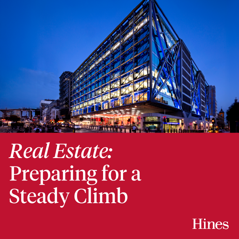 Hines's tweet photo. We believe structural shifts are reshaping the way capital flows and investments are made in 2026. Explore how in our Global Investment Outlook: