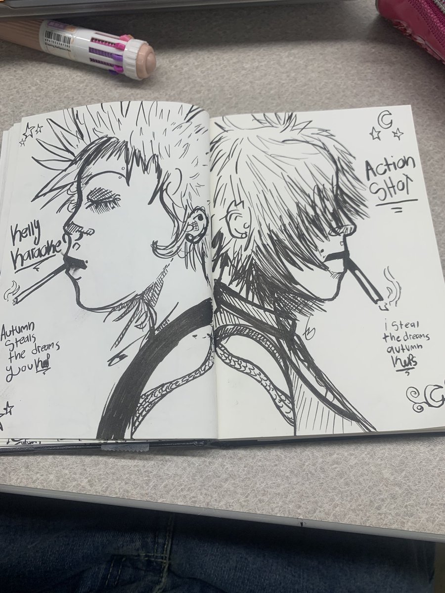 InaraisSleeping's tweet photo. DOODLE WEDNESDAYYYYYYAYYYY we got mostly ocs but MITSKI AND BJÖRK AHHAHEHEHHE I love drawing björk #björk #art #oc https://t.co/IztZrR6Yrq