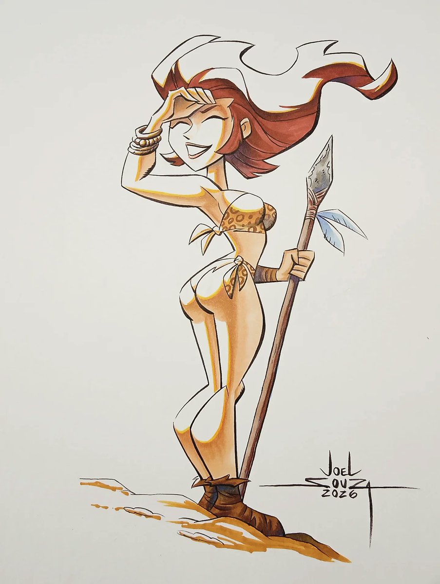 joelszaart's tweet image. She sees the future. It’s wild.

Original artwork — one of a kind.

#PinUpArt #Illustration #OriginalArt