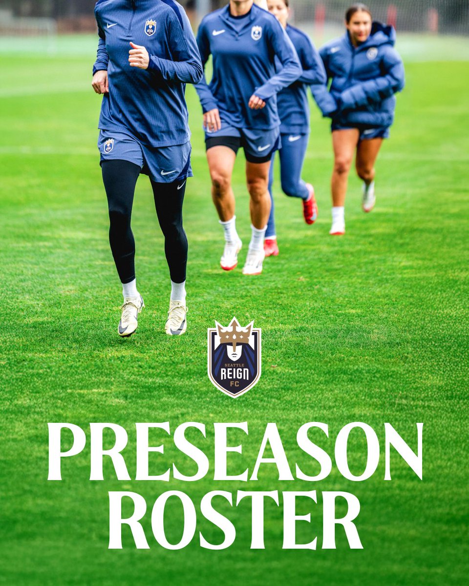 reignfc's tweet photo. Preseason loading 📶

The club has announced the 2026 preseason roster as the Reign prepare to kick off training this week. 

Details ➡️ https://t.co/ynPogV3pFj https://t.co/yxAtW6krXa