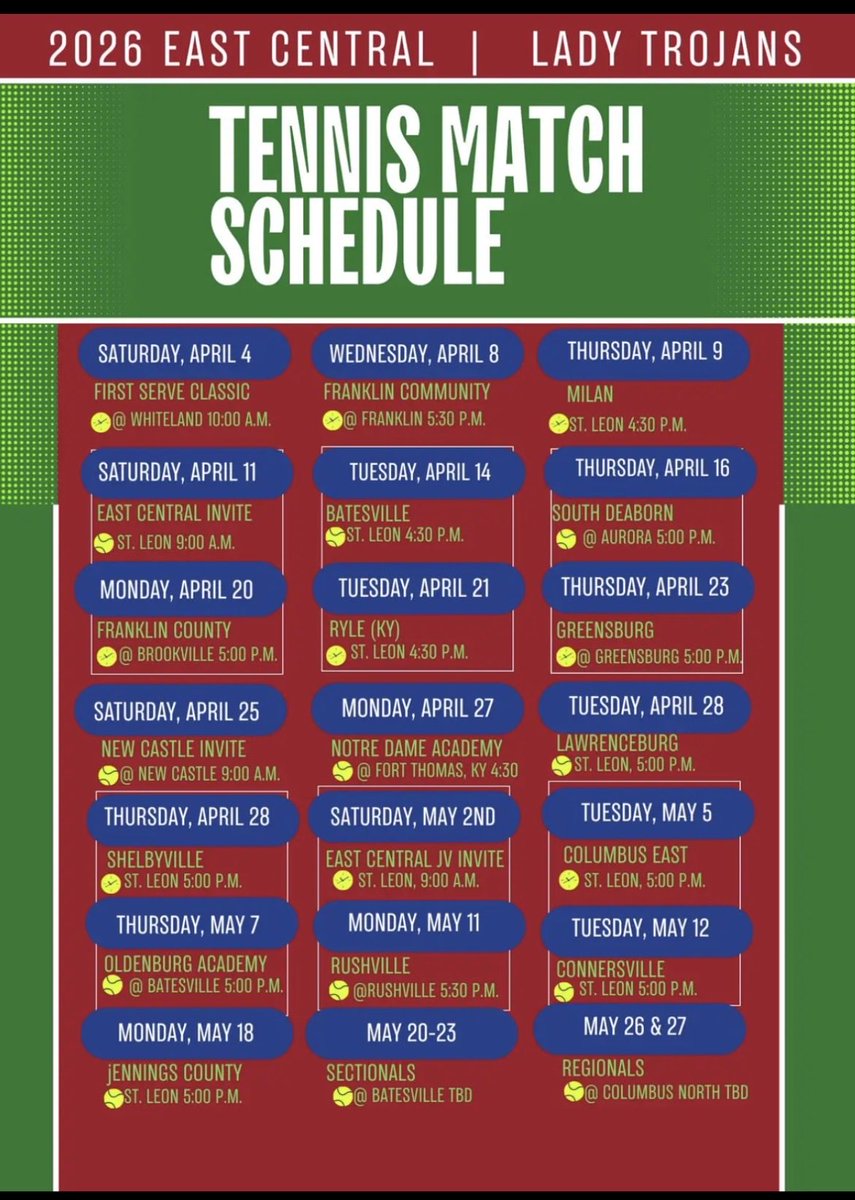 East Central Tennis tweet media