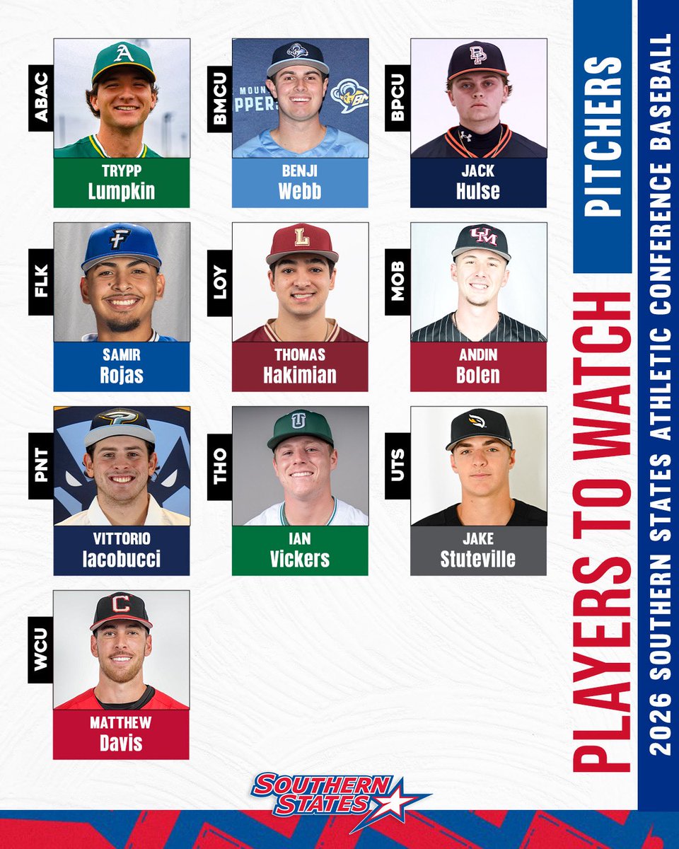 SSACsports's tweet image. 𝟮𝟬𝟮𝟲 𝗦𝗦𝗔𝗖 𝗕𝗮𝘀𝗲𝗯𝗮𝗹𝗹 𝗣𝗹𝗮𝘆𝗲𝗿𝘀 𝘁𝗼 𝗪𝗮𝘁𝗰𝗵

👀 Here are the bats and arms poised to shape the season ⬇️

🔗 tinyurl.com/325bx82b