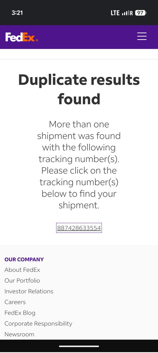 jtkohler's tweet photo. @FedExHelp hi there I have a tracking that has being going back a forward but I have not received the package yet. It even shows delivered because for some reason it appears duplicated. https://t.co/mkoQSRAQAi