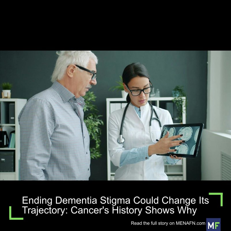 MENAFN's tweet image. Ending Dementia Stigma Could Change Its Trajectory: Cancer's History Shows Why #Ending #Dementia #Stigma #Change #Trajectory: #Cancer's #History #Shows #Vaccines #Pills #Doctor #Hospital #Pandemic dlvr.it/TQTr0z
