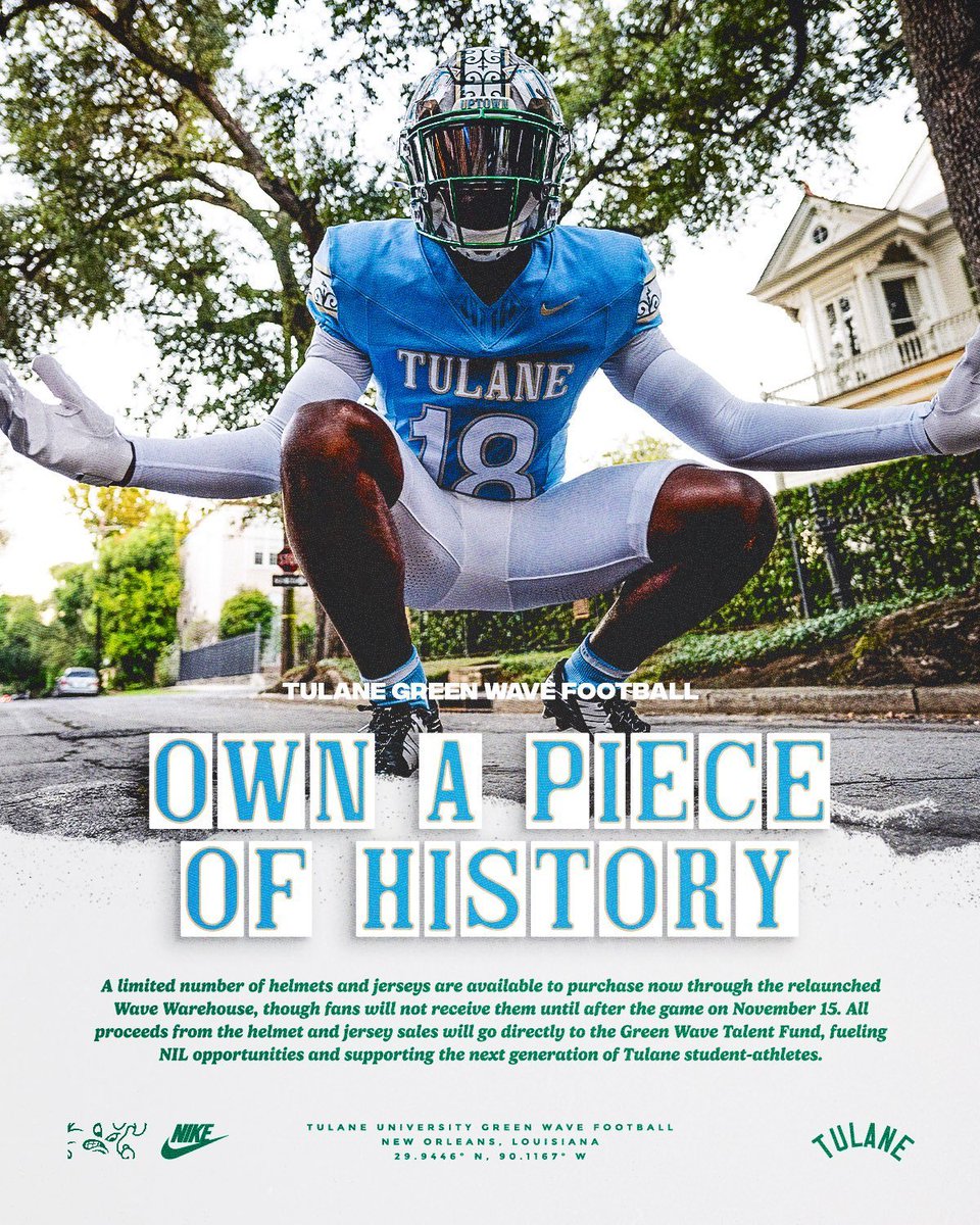JustinBerger27's tweet image. Team @TulaneAthletics is nominated for the @PaciolanTix "Innovation of the Year" award, for our City Edition Uniform sale. The gear was a hit - selling out entirely &amp;amp; generating over $250,000 for the Talent Fund!

Please vote for Tulane at the link below!

surveymonkey.com/r/pacnet26-sta…