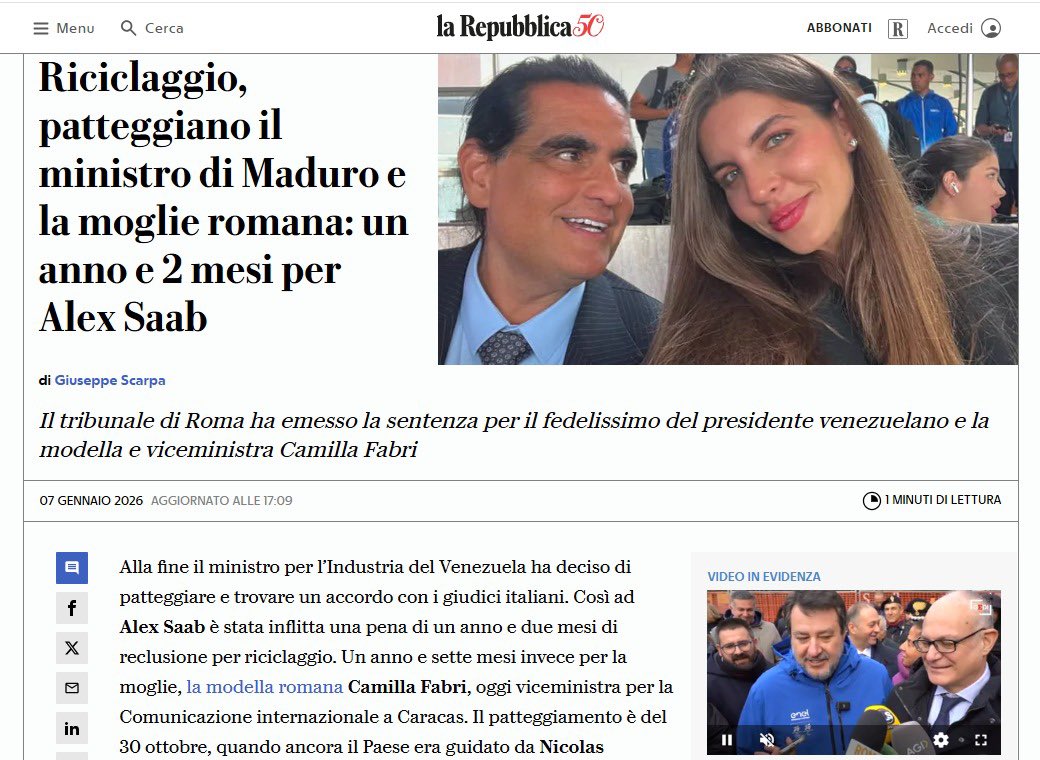 VickyDavilaH's tweet image. No sea mentiroso @AlexNSaab  usted y su pareja hicieron un acuerdo con la justicia italiana. Los dos son un par de bandidos, lavadores y criminales. Están condenados. 

Nicolás Maduro lo está esperando en EEUU  y el presidente Trump le tiene guardado su uniforme naranja. Ya Delcy…