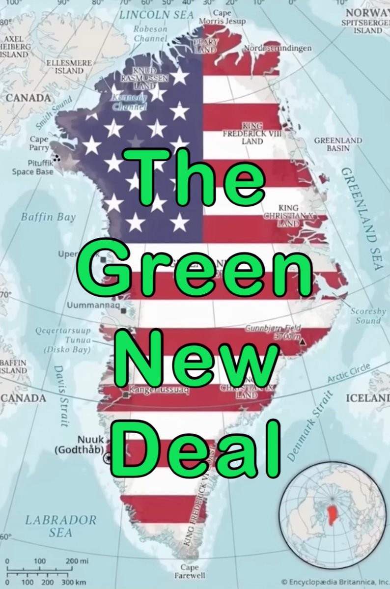 NeoGeo7011's tweet image. Hey @WhiteHouse, what would the leftists think if The President called the acquisition of Greenland

“The Green New Deal”?