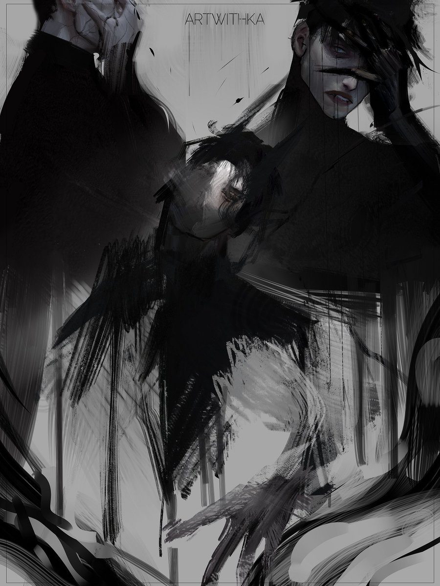 artwithka's tweet photo. I'm so tired of being myself. https://t.co/p8GrZoV0xh