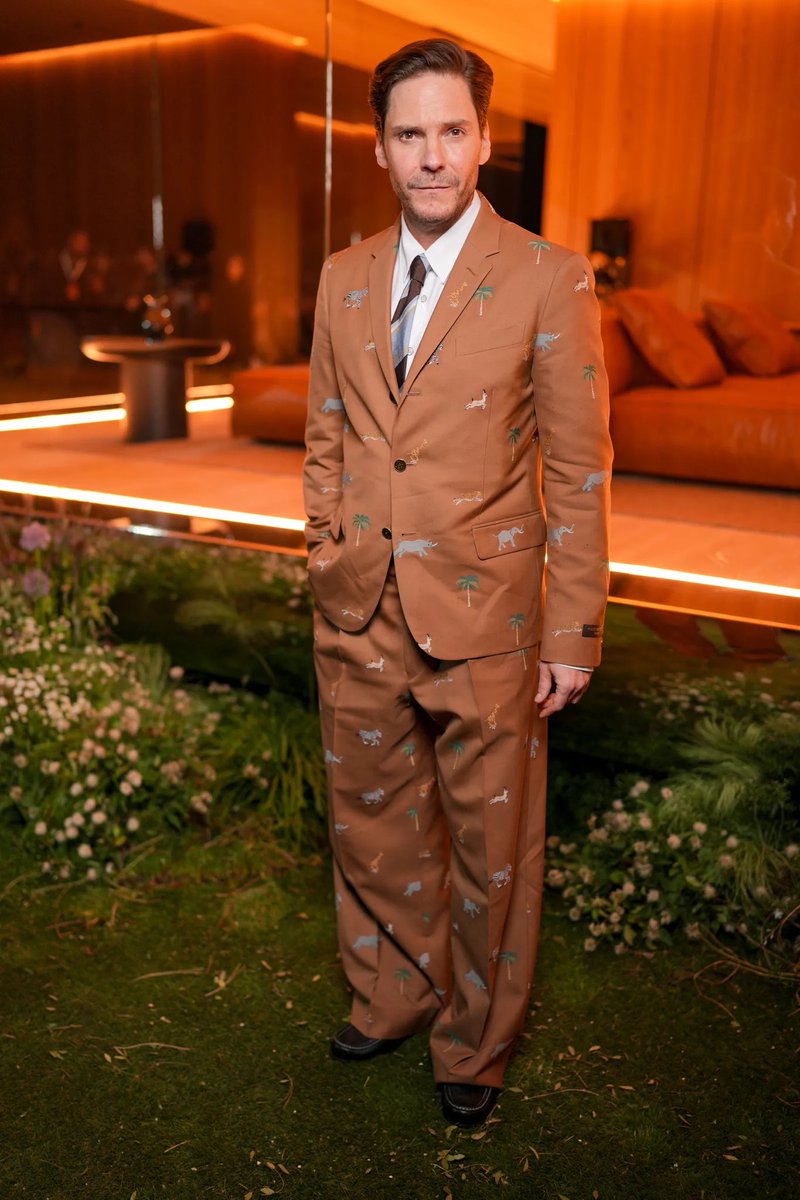 On the runway             wore by Daniel