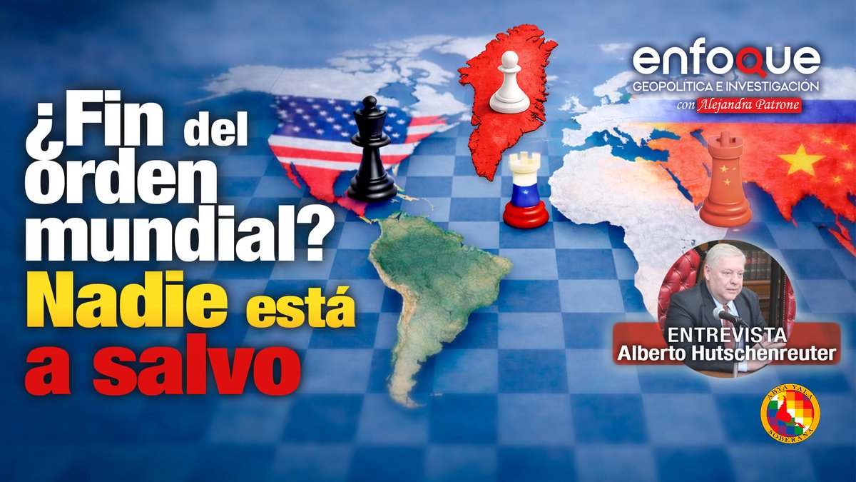 ¿El orden mundial colapsó y hoy manda la  ley del más fuerte?  Enfoque entrevistó a Alberto Hutschenreuter, Doctor en Relaciones Internacionales. youtu.be/hY1-M_i-jPw?si… a través de <a href="/YouTube/">YouTube</a>