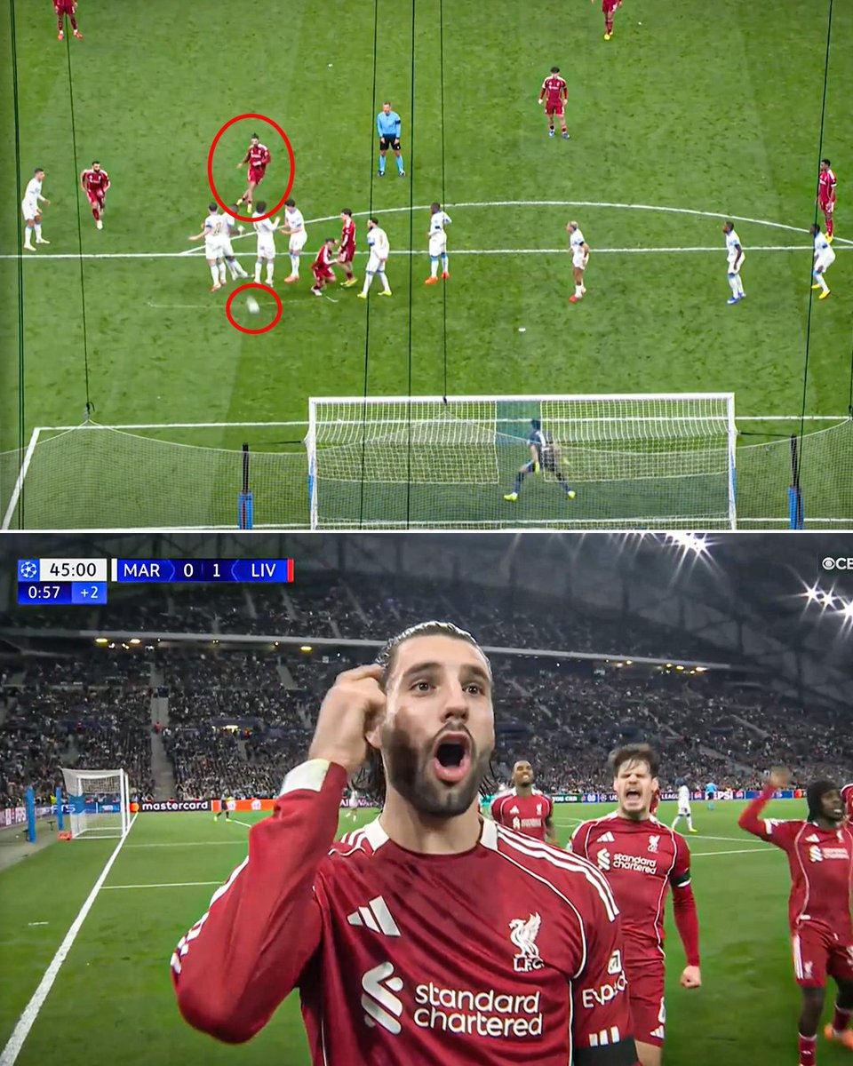 ESPNFC's tweet image. DOMINIK SZOBOSZLAI WITH ANOTHER FREE KICK BANGER! THIS TIME UNDER THE WALL 🧠🔥