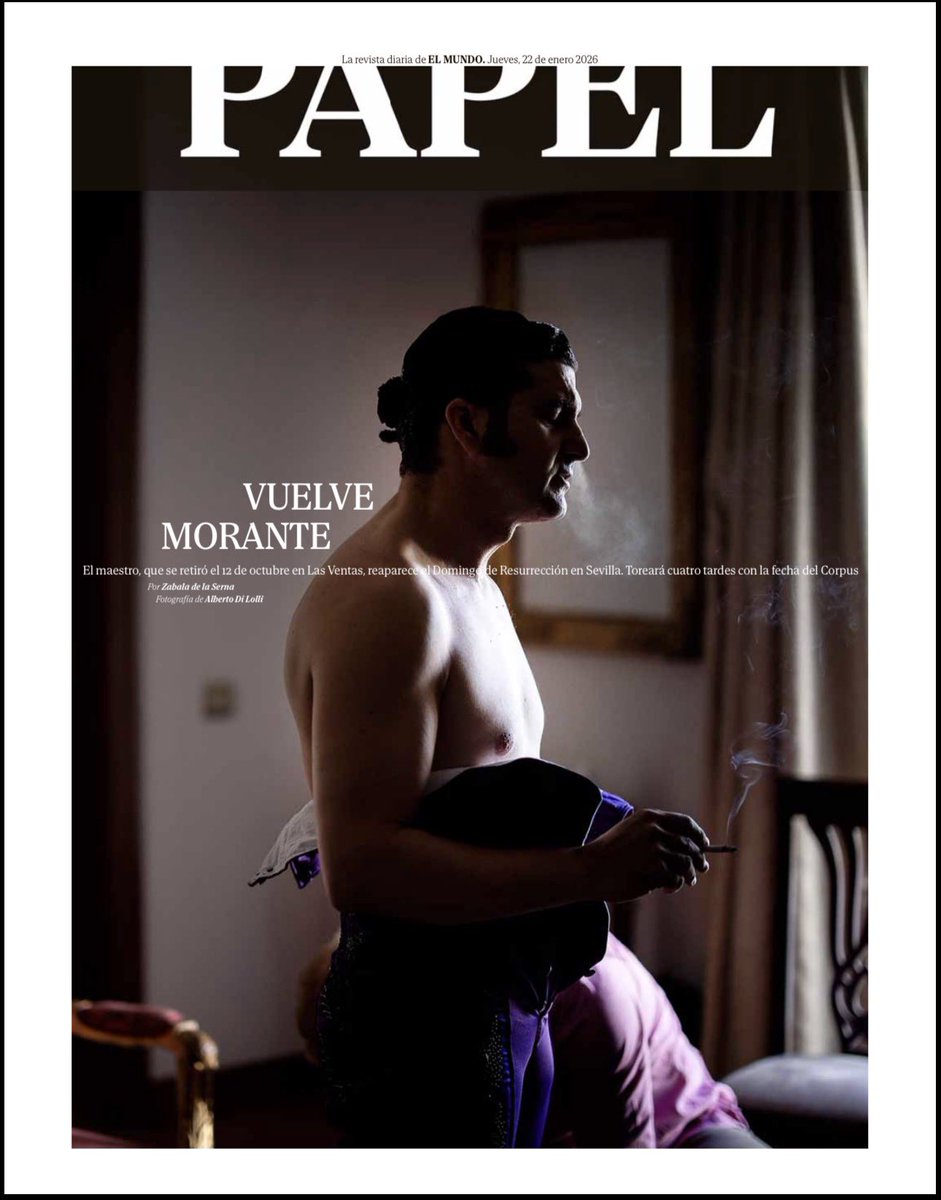 Vuelve Morante <a href="/Papel_EM/">PAPEL</a> <a href="/ElMundoToros/">El Mundo Toros</a> <a href="/elmundoes/">EL MUNDO</a>