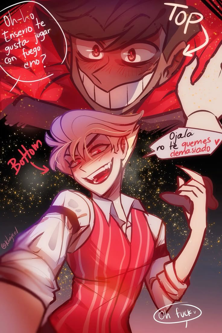 NicoleAndDeniss's tweet image. Au #radioapple

#HazbinHotel  x #yanderesimulator

Lu no sabe nada de sentimeintos y conoce a Alastor y se flecha enseguida y hace de TODO para que el sea suyo.
o
Lucifer es un asesino que esta obsesionado con Alastor y mata a todas sus rivales.
#Bambilu  #appleradio #radioapple