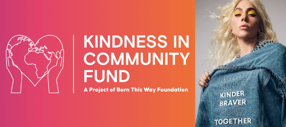 A Born This Way Foundation, de Lady Gaga, anunciou a destinação de recursos para duas instituições brasileiras por meio do Kindness in Community Fund. 🇧🇷 

As organizações contempladas no Brasil são:

Centro de Acolhida e Cultura Casa 1
Um espaço de acolhimento voltado à