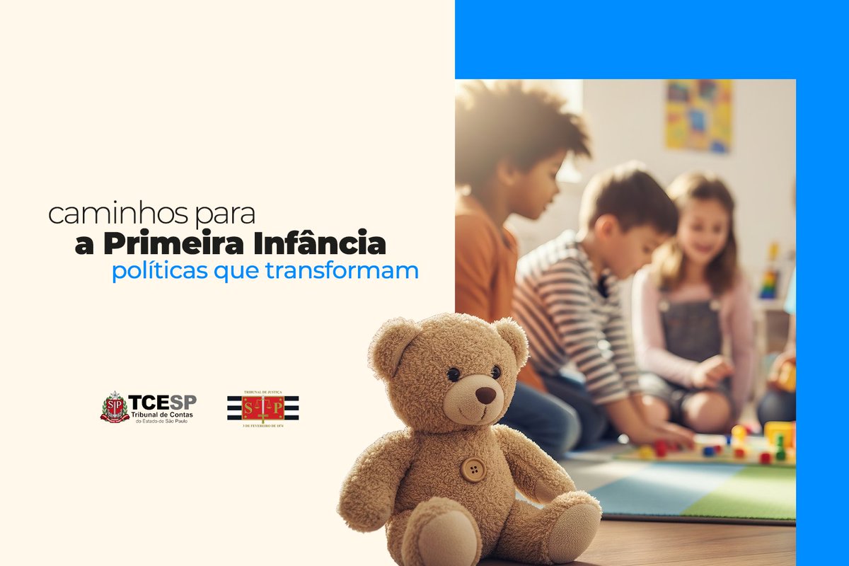 Evento do TJSP e TCESP discute políticas públicas para Primeira Infância: tinyurl.com/59zbjypt #PrimeiraInfância #TJSCP #TCESP #RedesSociaisTJSP #SocialMedia #MídiasSociais