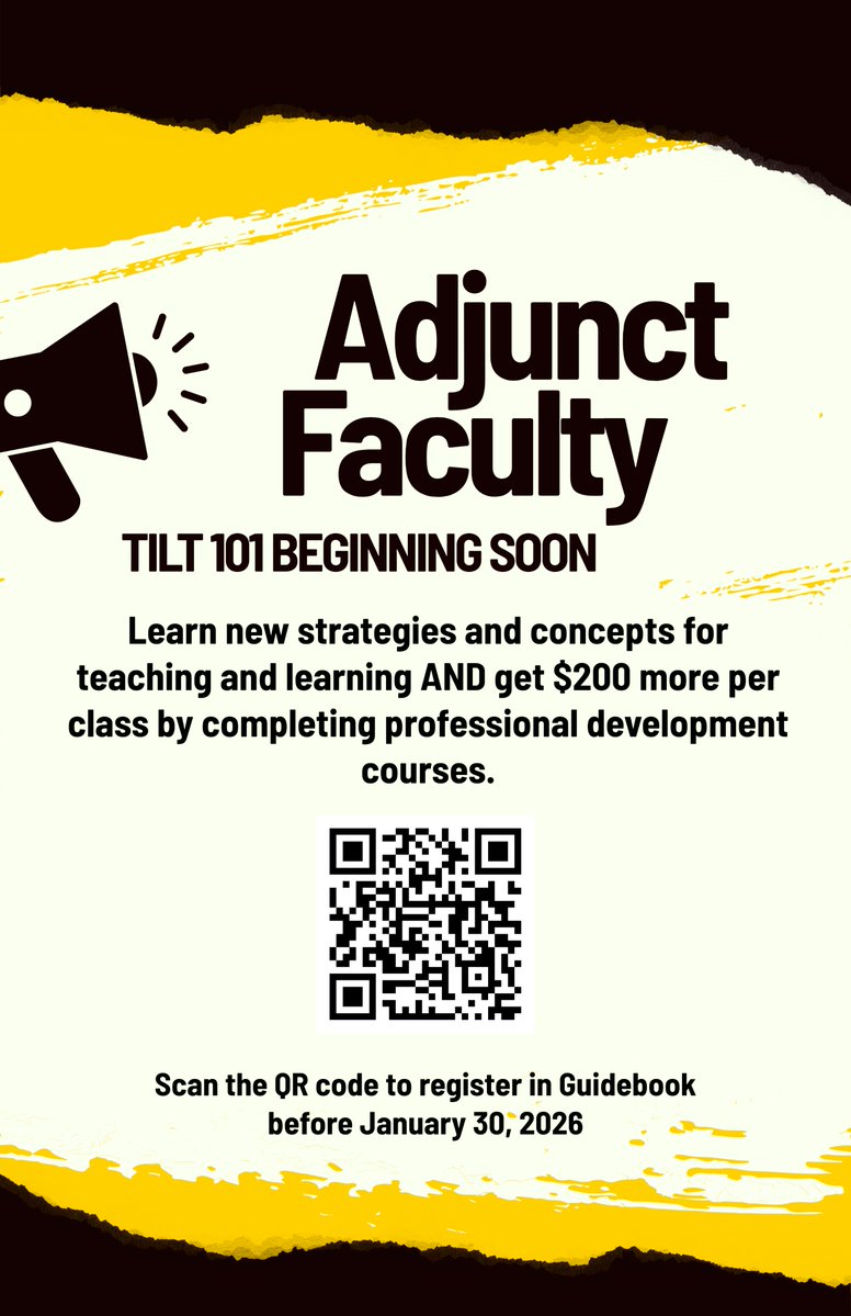 FHSUTILT's tweet image. Attention adjunct faculty!