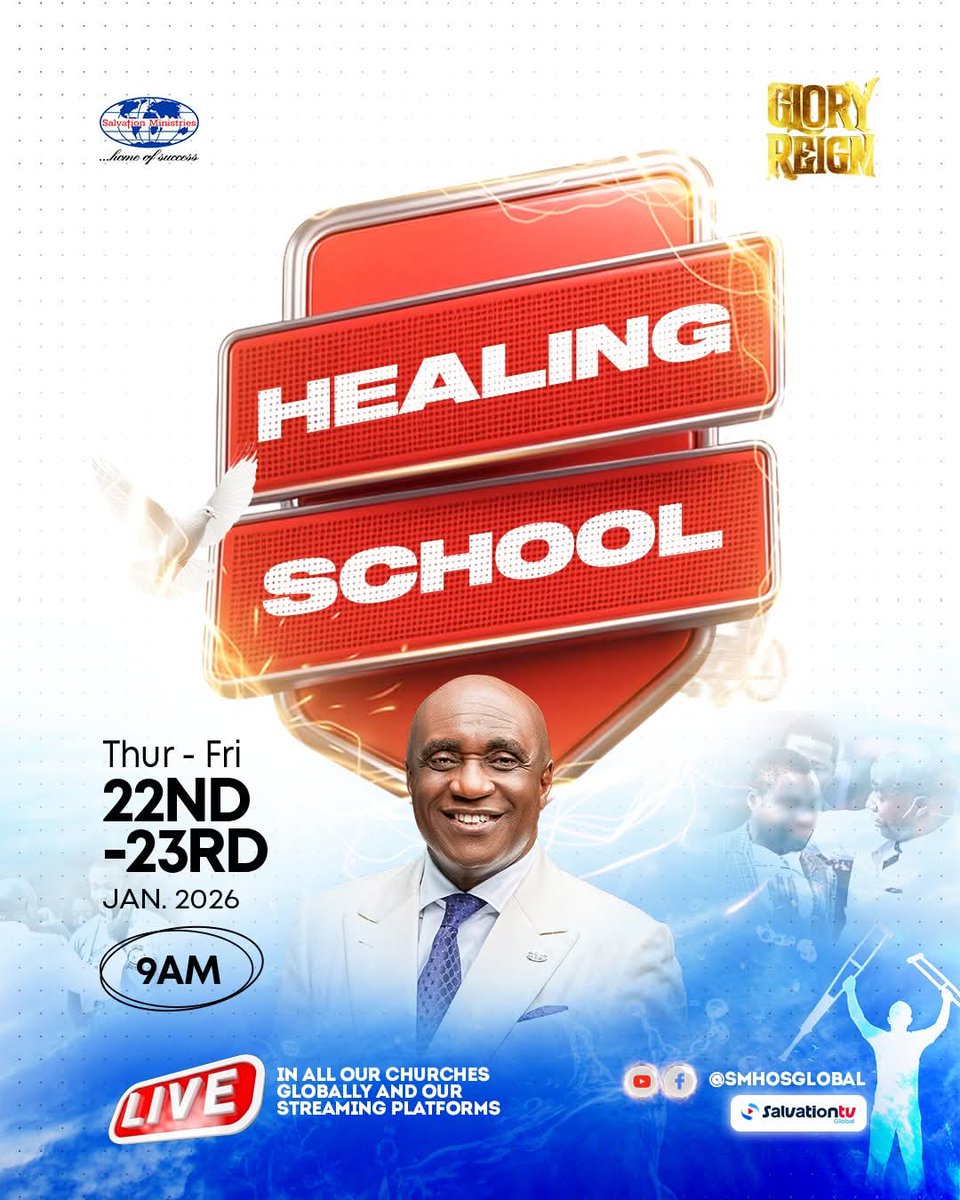 smhosglobal's tweet image. Chains are breaking, bodies are responding, and the power of God is about to be on full display. This isn't just a program; this is a divine intervention.

Join us LIVE and step into your testimony.

#SMHOS #GR26