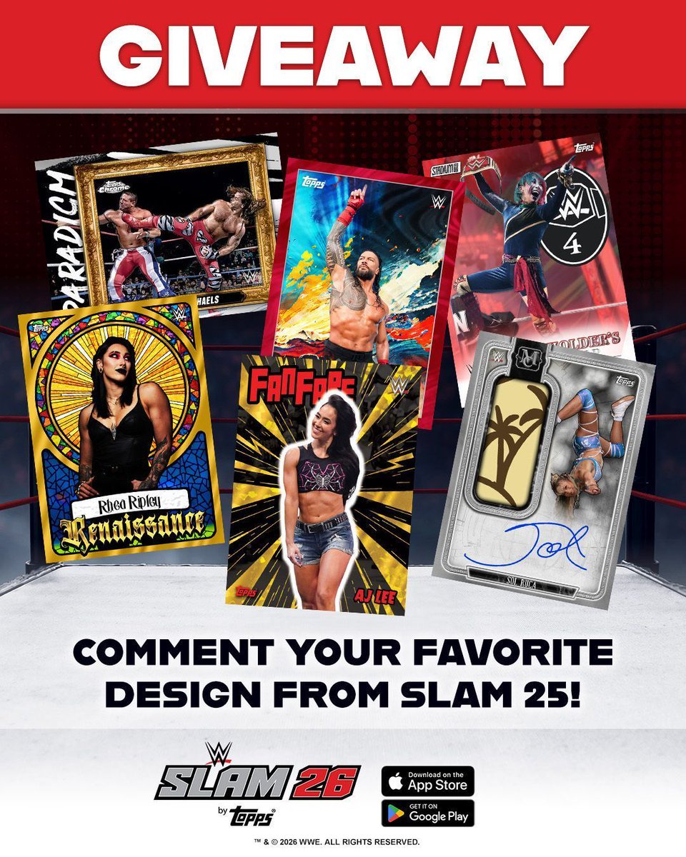 WWE SLAM by Topps® tweet media