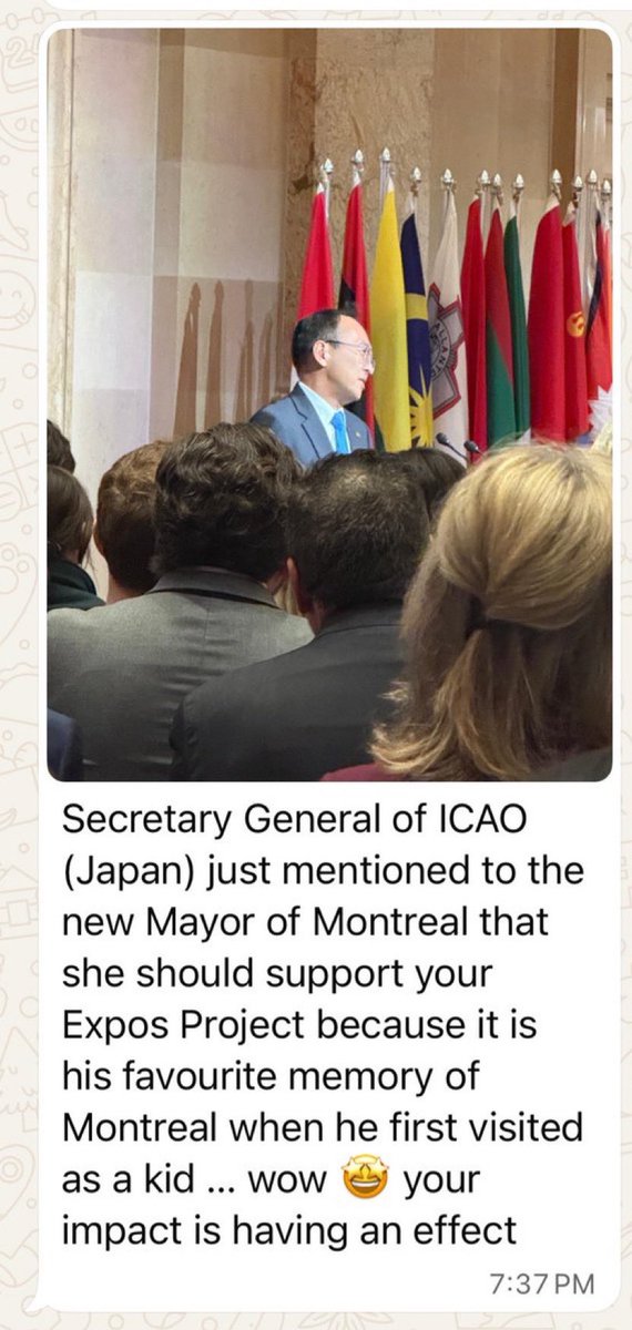 Montreal_Expos's tweet image. President of the @icao Council Toshiyuki Onuma implores Montreal’s new mayor to support efforts to bring Expos back to Montreal…

via @ashkan