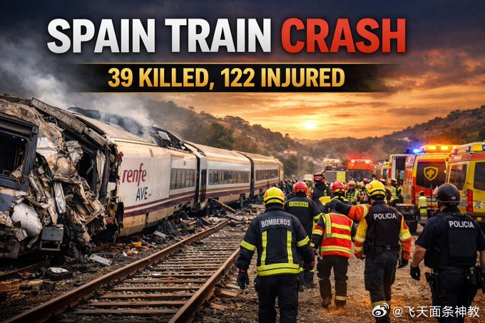 #SpainTrainCrash 

日本制造高铁西班牙翻车！刚检修3天就出事，40死185伤，日立制造的“工匠精神”碎了一地！
 40 dead and 185 injured, and the "craftsman spirit" made by #Hitachi was shattered!