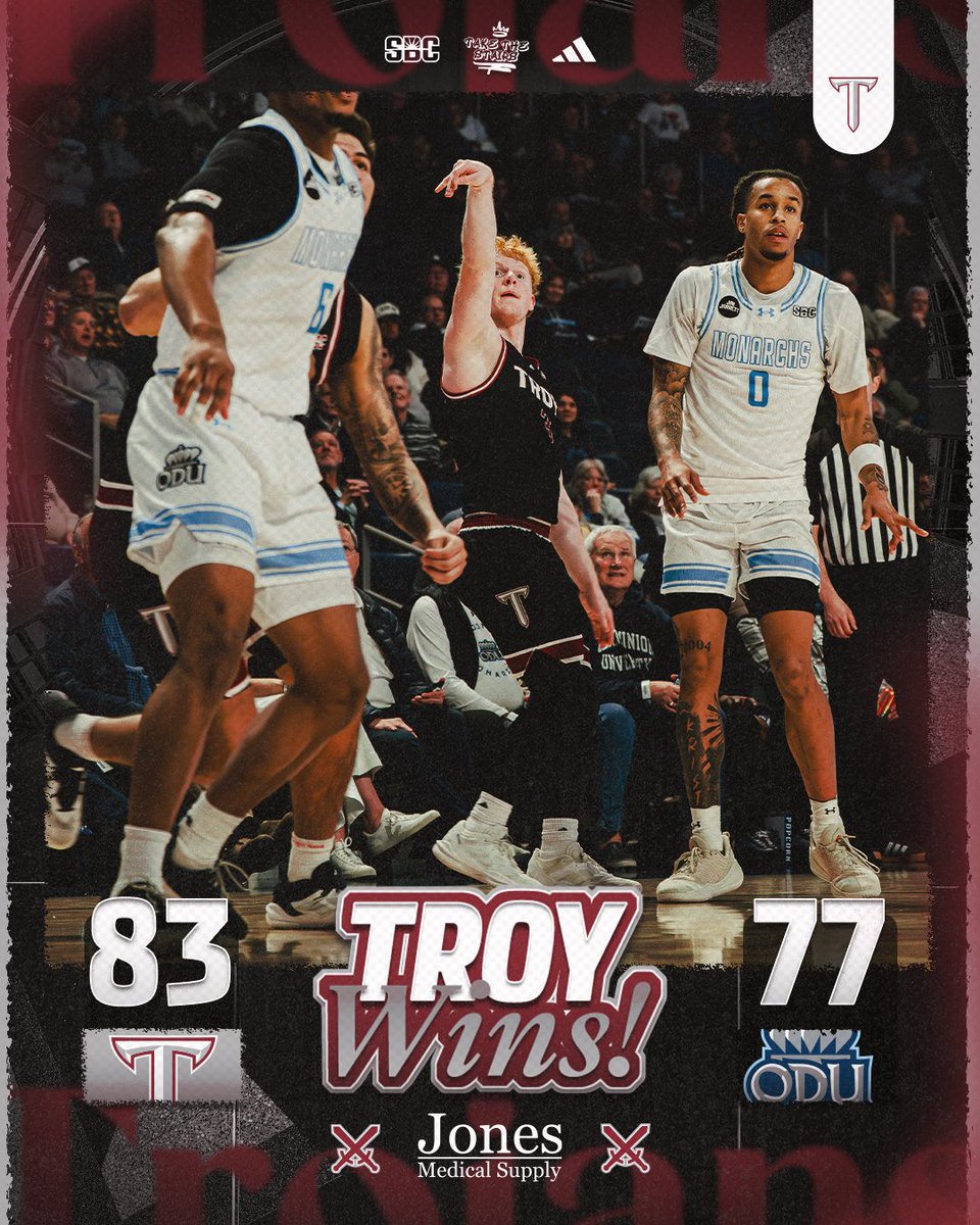 Troy Trojans MBB tweet media
